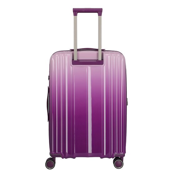 Travelite Lascana 4 wielen Trolley M 65 cm met uitbreidingsplooi