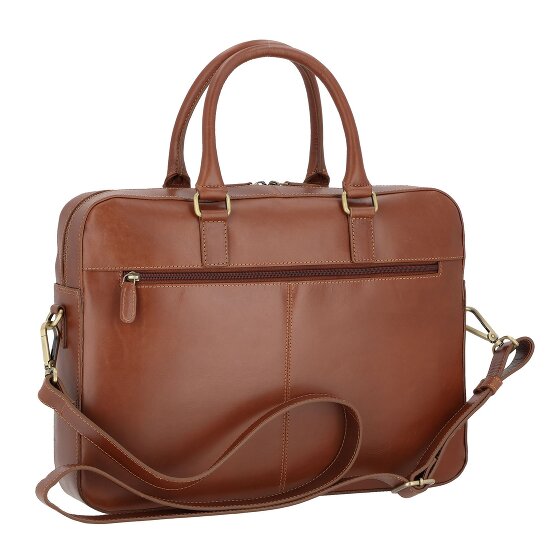 bugatti Remo Koffer Leer 40 cm Laptop compartiment