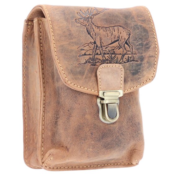 Greenburry Vintage Outdoor heuptasje leer 11 cm