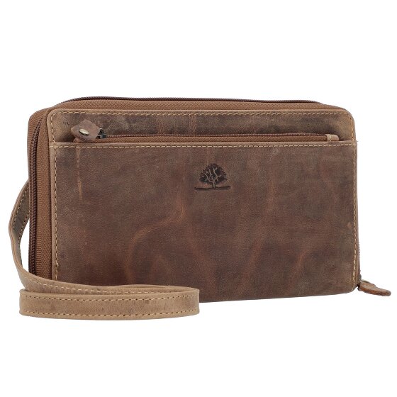 Greenburry Vintage Portemonnee RFID-bescherming Leer 21 cm
