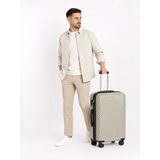 Check.In Paradise 2.0 4 wielen Trolley M 68 cm met uitbreidingsplooi