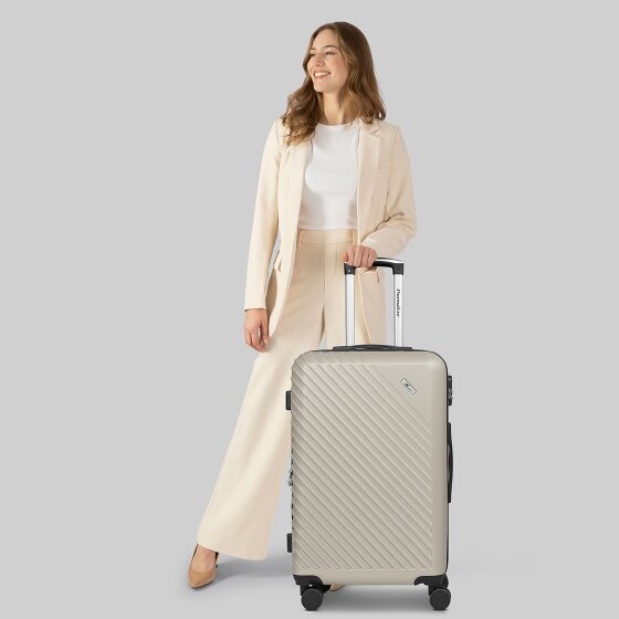 Check.In Paradise 2.0 4 wielen Trolley M 68 cm met uitbreidingsplooi