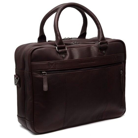 The Chesterfield Brand Wax Pull Up Koffer Leer 41 cm Laptop compartiment