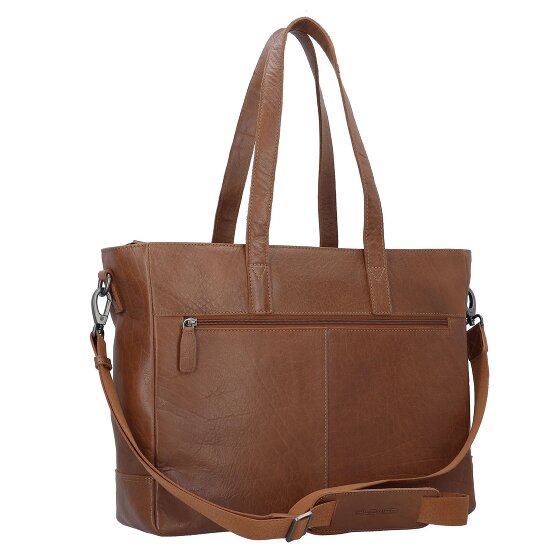 Plevier Rock Shopper Tas Leer 41 cm Laptop compartiment
