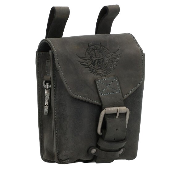 Greenburry Vintage heuptasje leer 15 cm