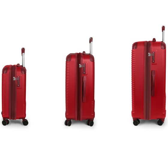 Gabol Balance XP 4 wielen Kofferset 3-delig met uitbreidingsplooi