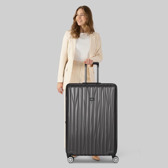 Bric's Cervia 2.0 4 wielen Trolley L 77 cm met uitbreidingsplooi