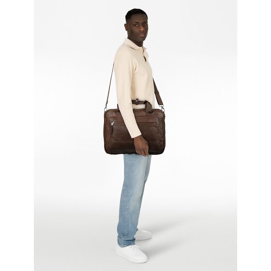 camel active Traces Koffer Leer 39 cm Laptop compartiment