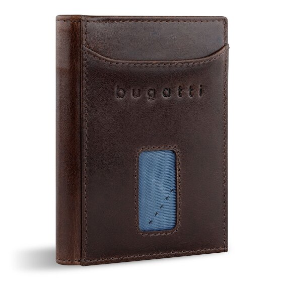 bugatti Secure Slim Portemonnee RFID-bescherming Leer 8 cm