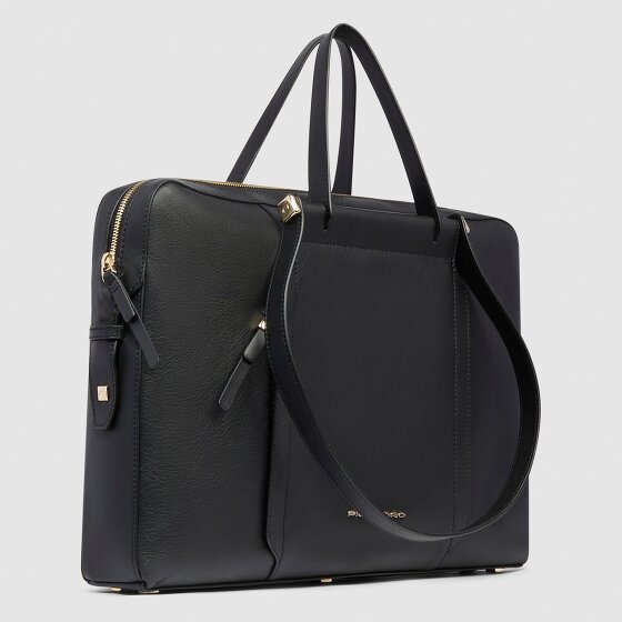 Piquadro Circle Handtas RFID-bescherming Leer 42 cm Laptop compartiment
