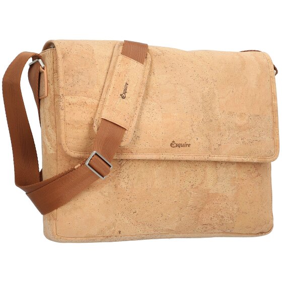 Esquire Cork Messenger 39 cm laptop compartiment