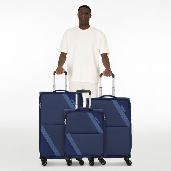 American Tourister Star Max 4 wielen Kofferset 3-delig met uitbreidingsplooi
