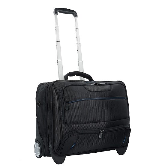 Dermata 2 wielen Zakelijke trolley 38 cm Laptopvak