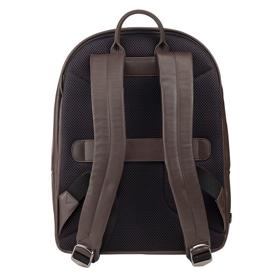 DuDu Casablanca Dagrugzak Leer 40 cm Laptop compartiment