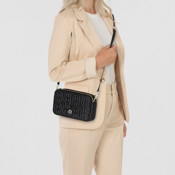 AIGNER Diadora Schoudertas Leer 19 cm