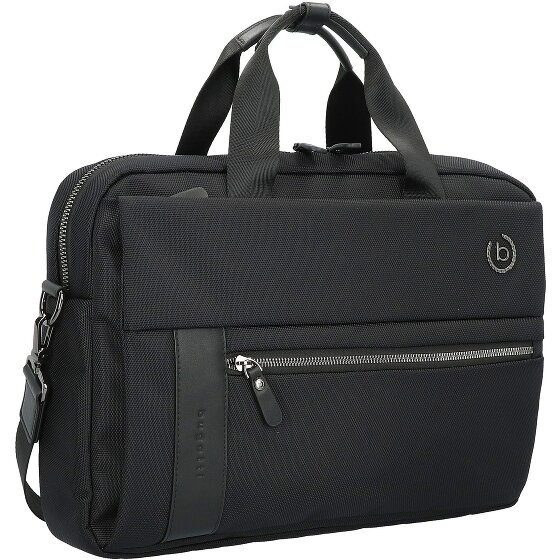 bugatti Nero aktetas 36 cm laptop compartiment
