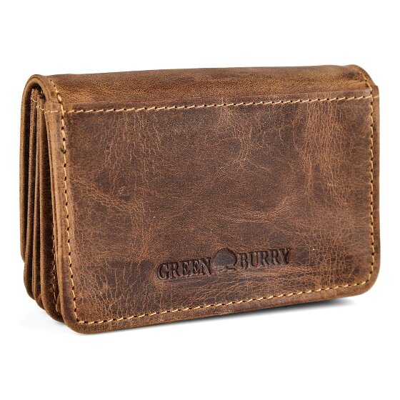 Greenburry Vintage Portemonnee RFID-bescherming Leer 10 cm