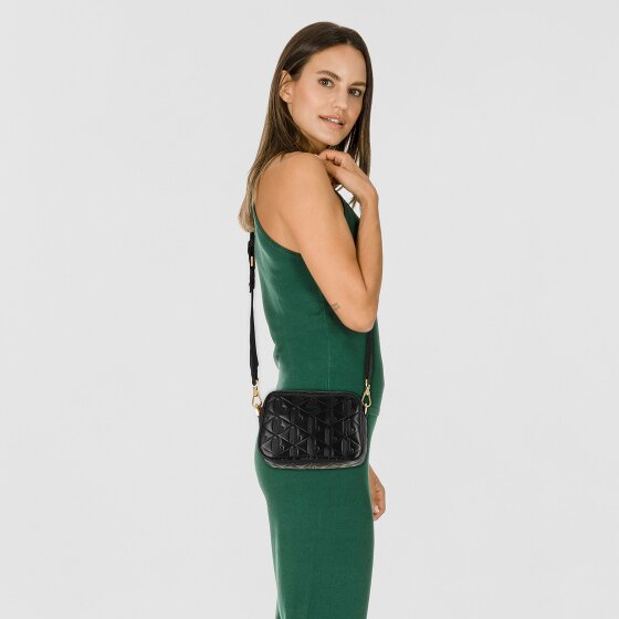 Lacoste Maheki Mini tas Schoudertas S Leer 18 cm