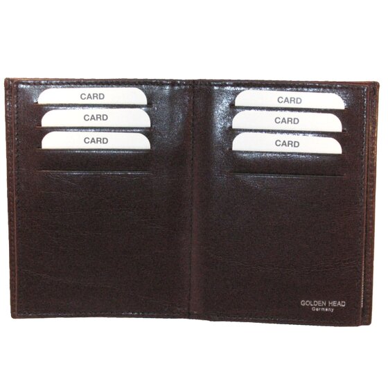 Golden Head Colorado Identiteitskaart etui RFID Leer 9 cm