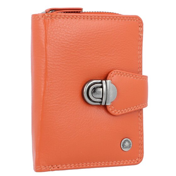 Greenburry Sponsachtig portefeuille leer 9 cm