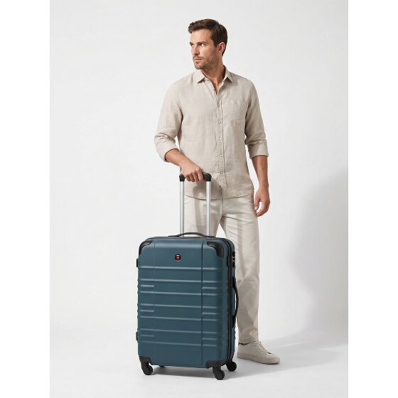 Wenger Amplar Evo 4 wielen Trolley M 65 cm met uitbreidingsplooi