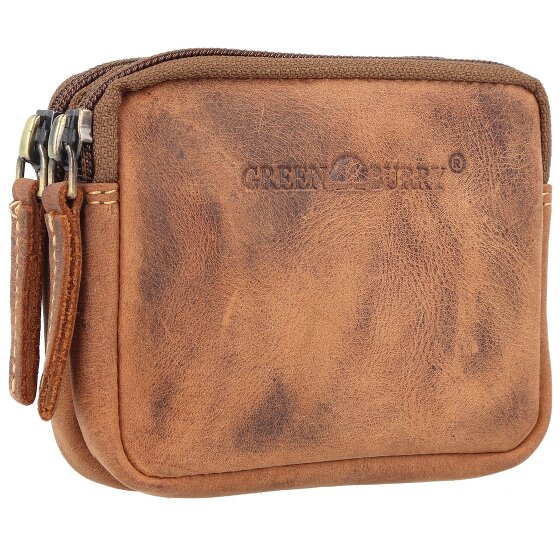 Greenburry Vintage heuptasje leer 11 cm