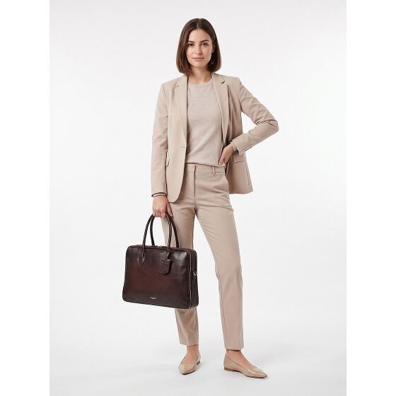 Burkely Ledger Aktentas Leder 40 cm Laptopvak