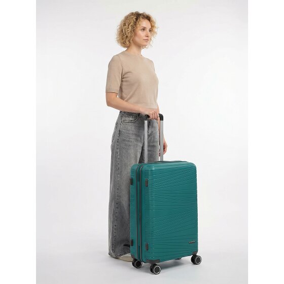 Franky Dallas 3.0 4 wielen Trolley M 65 cm met uitbreidingsplooi