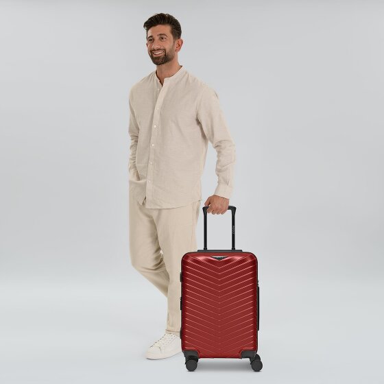 Redolz Essentials 18 4 wielen Cabinewagen 55 cm met uitbreidingsplooi