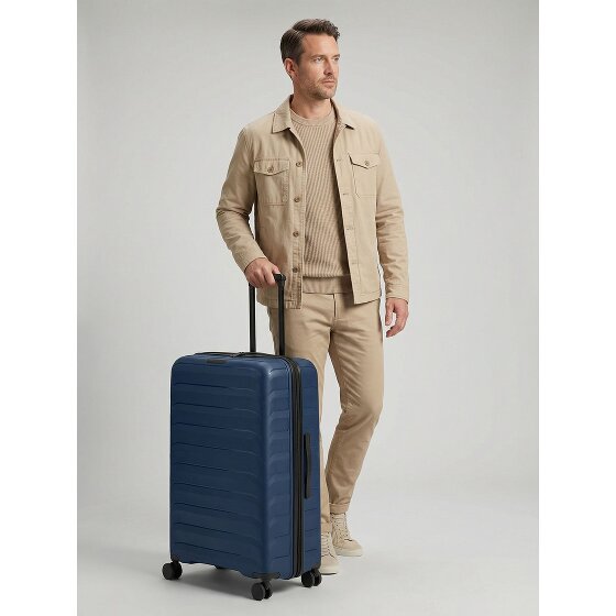 d&n Toronto 4 wielen Trolley L 75 cm met uitbreidingsplooi