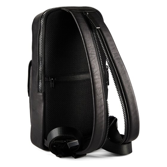 Piquadro Schoudertas Leer 20 cm