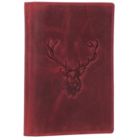 Greenburry Vintage Hirsch Identiteitskaart etui Leer 12.5 cm