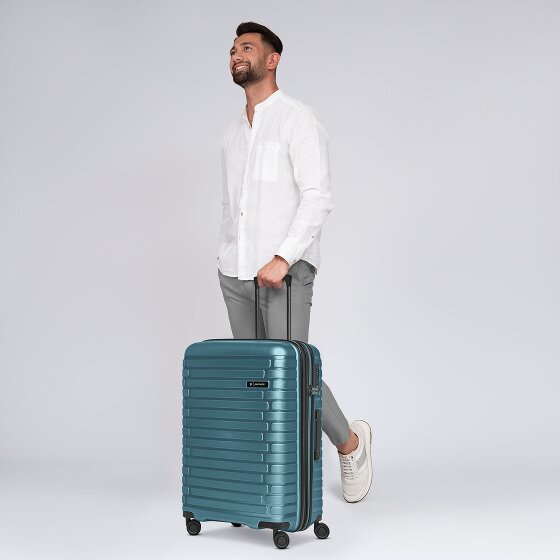 Pactastic Collection 04 THE MEDIUM + 4 wielen Trolley M 66 cm met uitbreidingsplooi