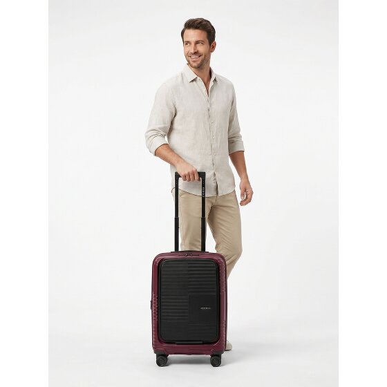 Redolz Essentials 17 2.0 4 wielen Cabinewagen 55 cm Laptopvak met uitbreidingsplooi