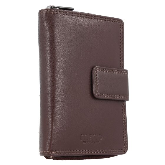 mano Donna Giulia Leren Portemonnee 9 cm