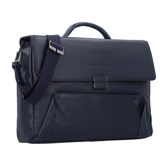 Piquadro Koffer Leer 42 cm Laptop compartiment