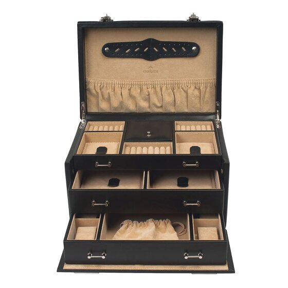 Windrose Ambiance Juwelenkistje Leer 31 cm