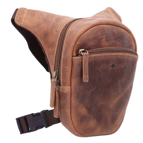 Greenburry Vintage Biker Fanny Pack Leer 20 cm