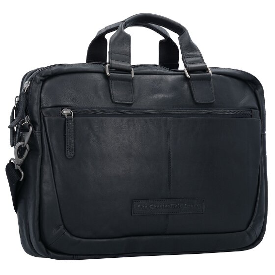 The Chesterfield Brand Wax Pull Up Koffer Leer 40 cm Laptop compartiment