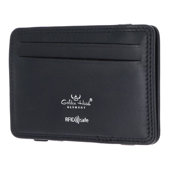 Golden Head Polo Creditcardhouder RFID-bescherming Leder 7.5 cm