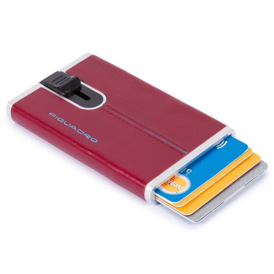Piquadro Blue Square Credit Card Case RFID Leather 6 cm