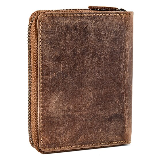 Greenburry Huntsman Portemonnee RFID-bescherming Leer 10 cm