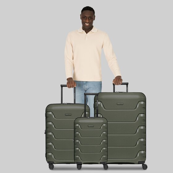 Smartbox Edition 01 4 wielen Kofferset 3-delig met uitbreidingsplooi