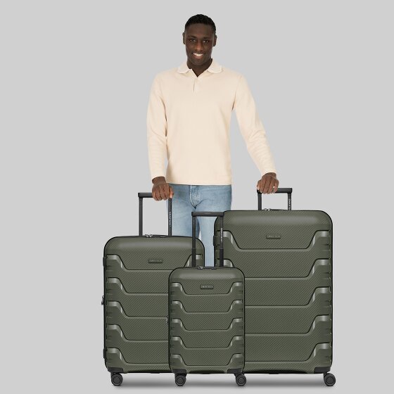 Smartbox Edition 01 4 wielen Kofferset 3-delig met uitbreidingsplooi