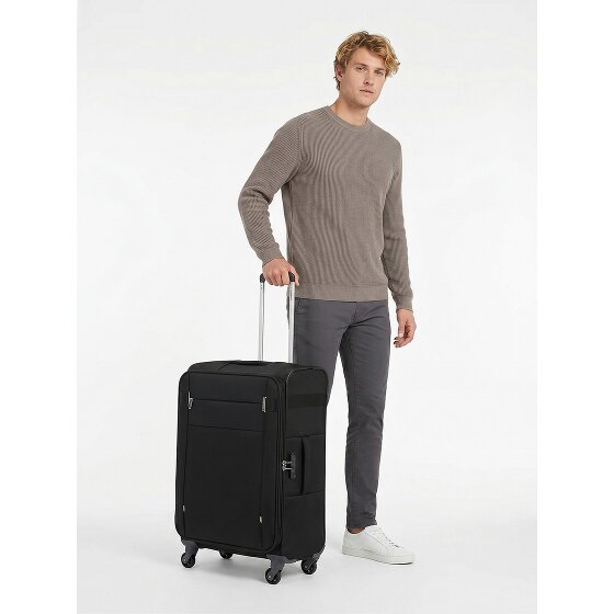 Samsonite Citybeat 4 wielen Trolley 66 cm met uitbreidingsplooi