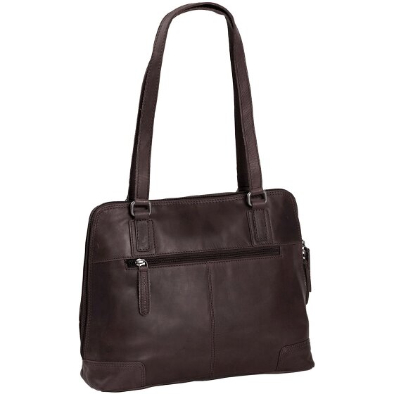 The Chesterfield Brand Wax Pull Up Schoudertas Leer 30 cm Laptop compartiment