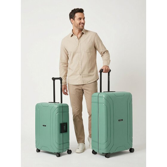 Redolz Essentials 15 kofferset met 4 wielen, M+L, met driepuntssluiting
