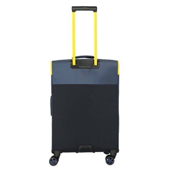 Travelite Color Craze 4 wielen Trolley M 66 cm met uitbreidingsplooi