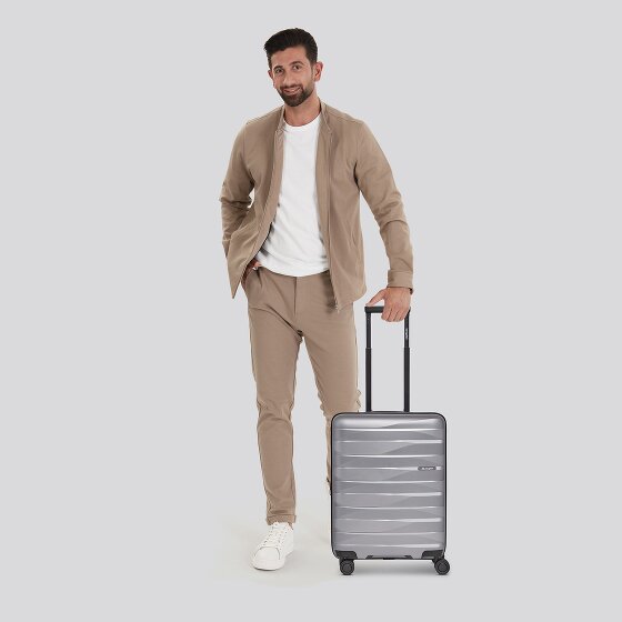 Bergpfeil Travel 4-wiel cabine trolley S 55 cm met uitbreidingsplooi