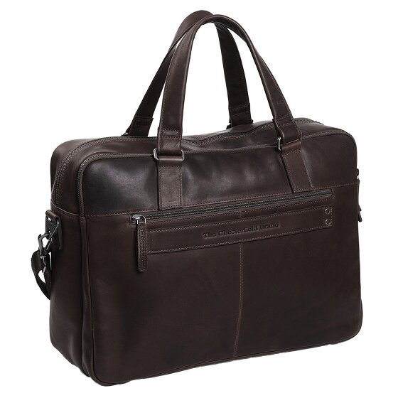 The Chesterfield Brand Wax Pull Up Koffer Leer 43 cm Laptop compartiment